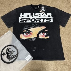 Hellstar Sports Black Graphic Tee